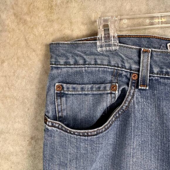 Vintage Y2K Levis 559 Denim Jeans Mens 36x30 Relaxed Fit Straight Leg Blue - Picture 7 of 10